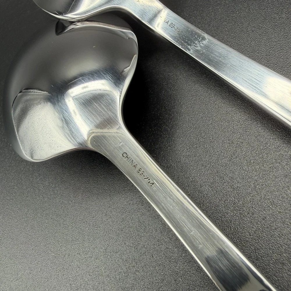 Serving Fork & Serving Spoon NEW Oneida RIVER Pattern Flatware Set
